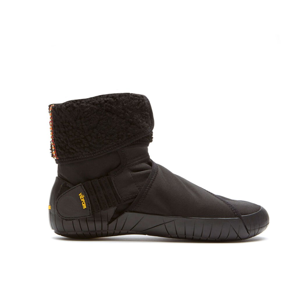 Botas Mujer Negros - Furoshiki New Yorker Mid - ZPNBRW-671
